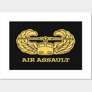 101st ARMY AIR ASSAULT Wings Gold Posters and Art